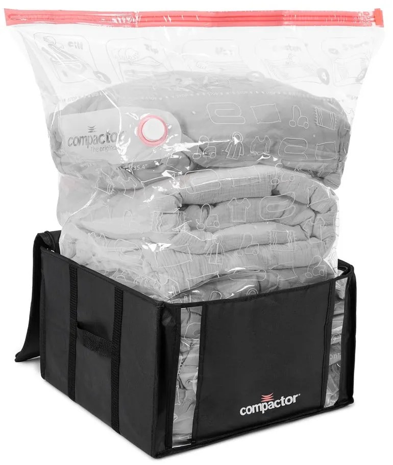 Scatola nera per abiti XXL 3D Medium, 125 l Black Edition - Compactor