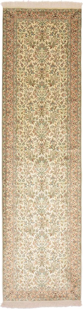 Cashmere Silk Tappeto orientale 80 x 300 (Indian) Annodato A Mano