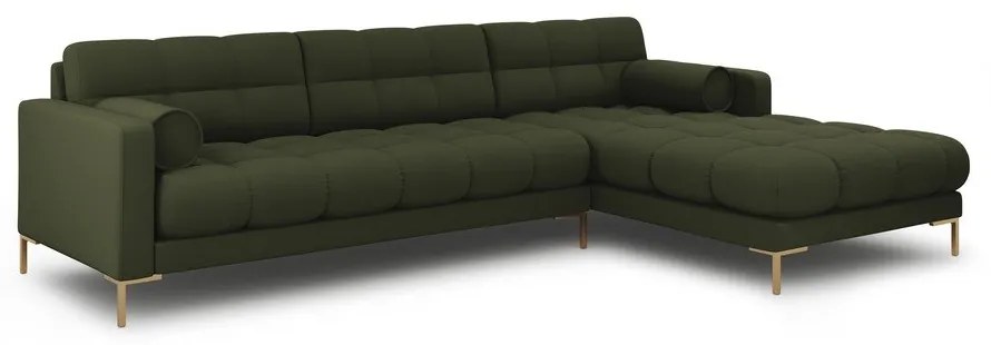 Divano angolare verde (angolo destro) Bali - Cosmopolitan Design