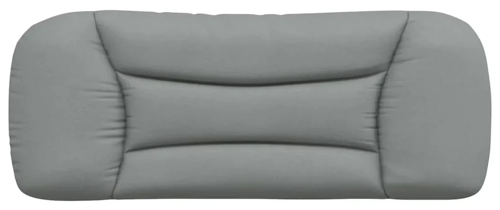 Cuscino testiera grigio chiaro 100 cm in tessuto