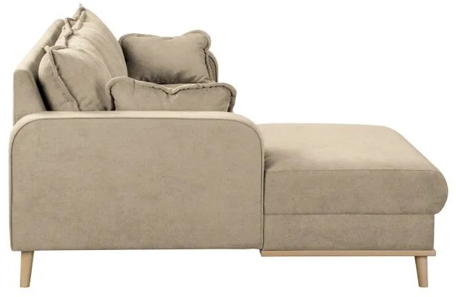 Divano angolare beige (angolo sinistro) Beata - Ropez