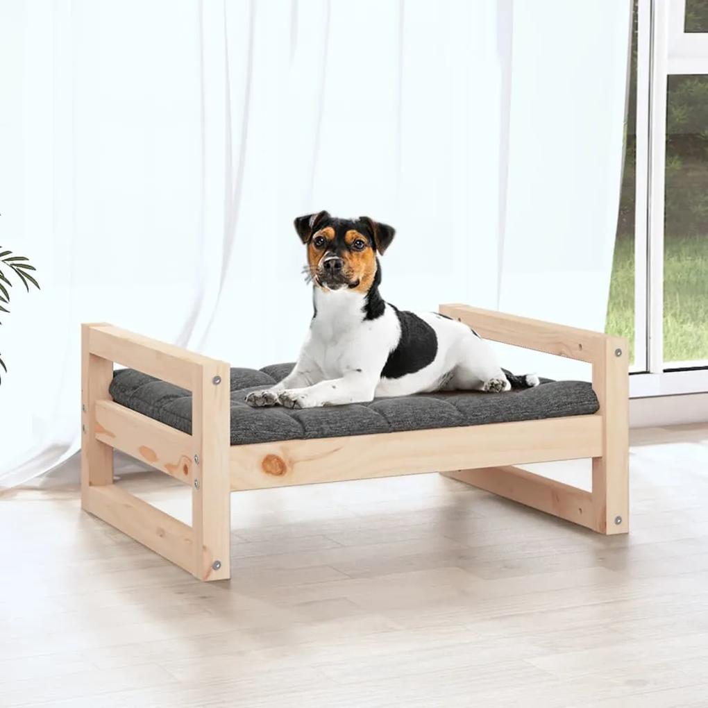 Cuccia per cani 55,5x45,5x28 cm in legno massello di pino