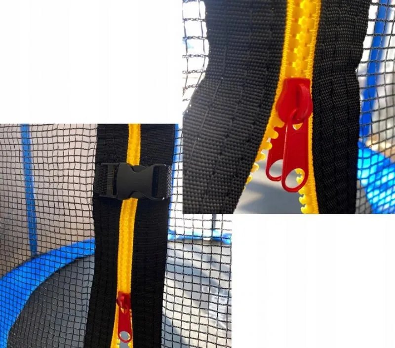 Trampolino per bambini 366 cm + rete di protezione + gradini 12FT