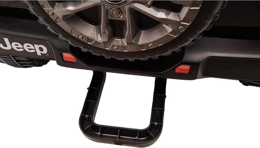 Macchina Elettrica per Bambini Jeep Wrangler Rubicon 12V con Telecomando Nero...