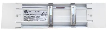 Lampada LED sottopensile QTEC LED/9W/230V 30 cm bianco