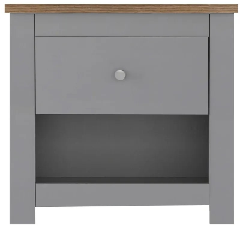 Comodino grigio Emerald - Støraa