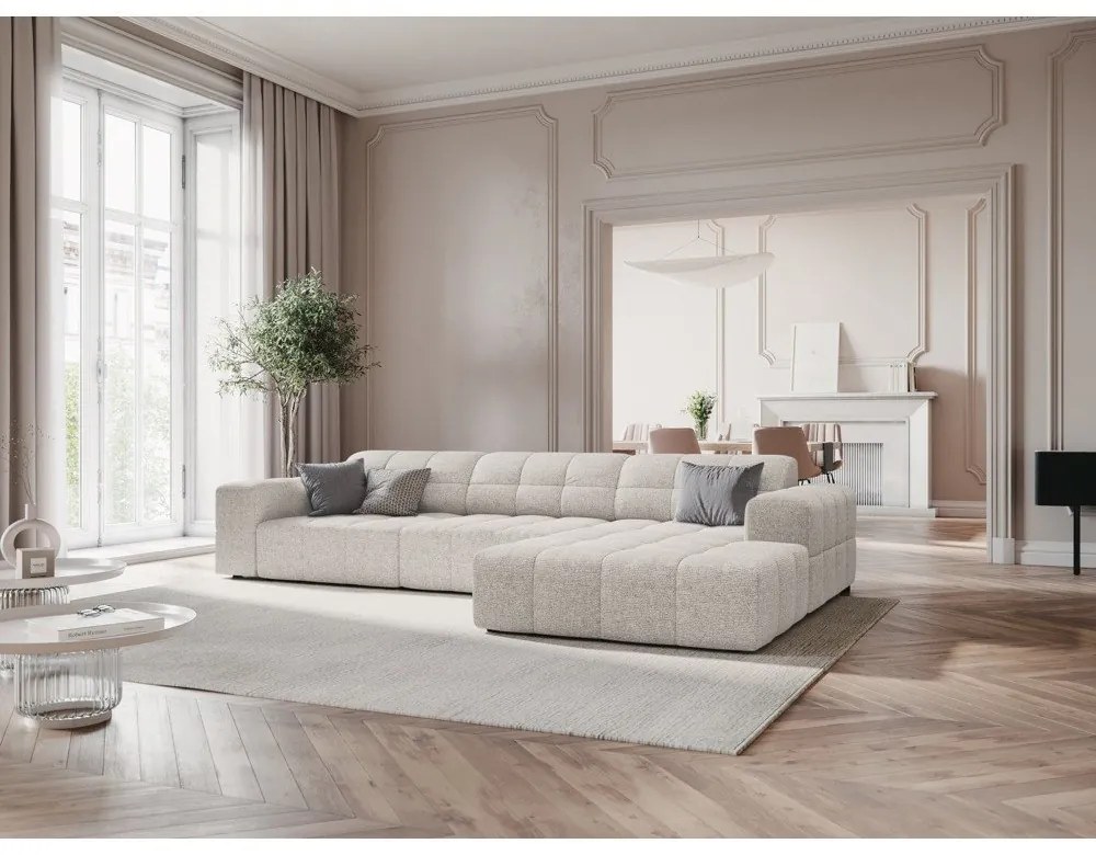 Divano angolare grigio chiaro (angolo destro) Chicago - Cosmopolitan Design