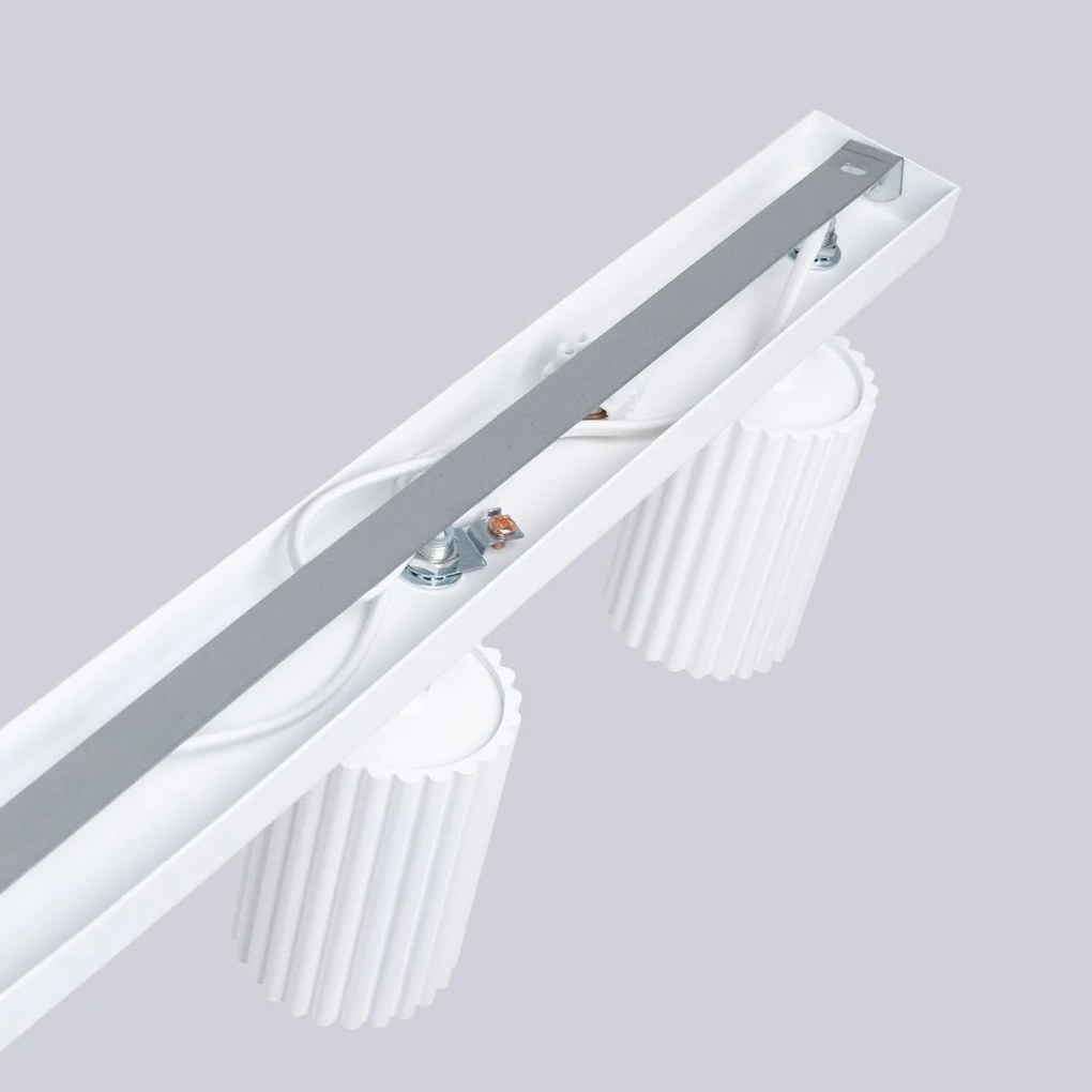 Lampada da soffitto KARBON 3L in Alluminio 3xGU10