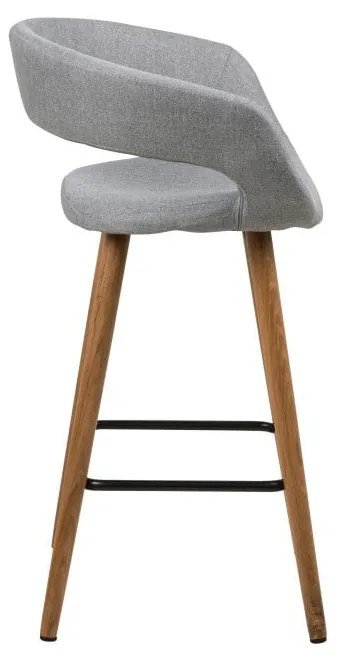 Set di 2 sgabelli da bar grigi Gill - Actona