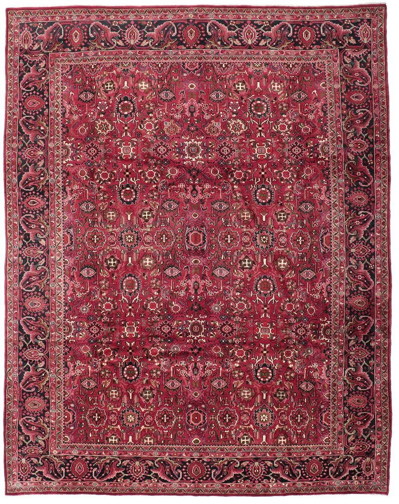 Tappeto persiano 310 x 400 (Iran) Annodato A Mano