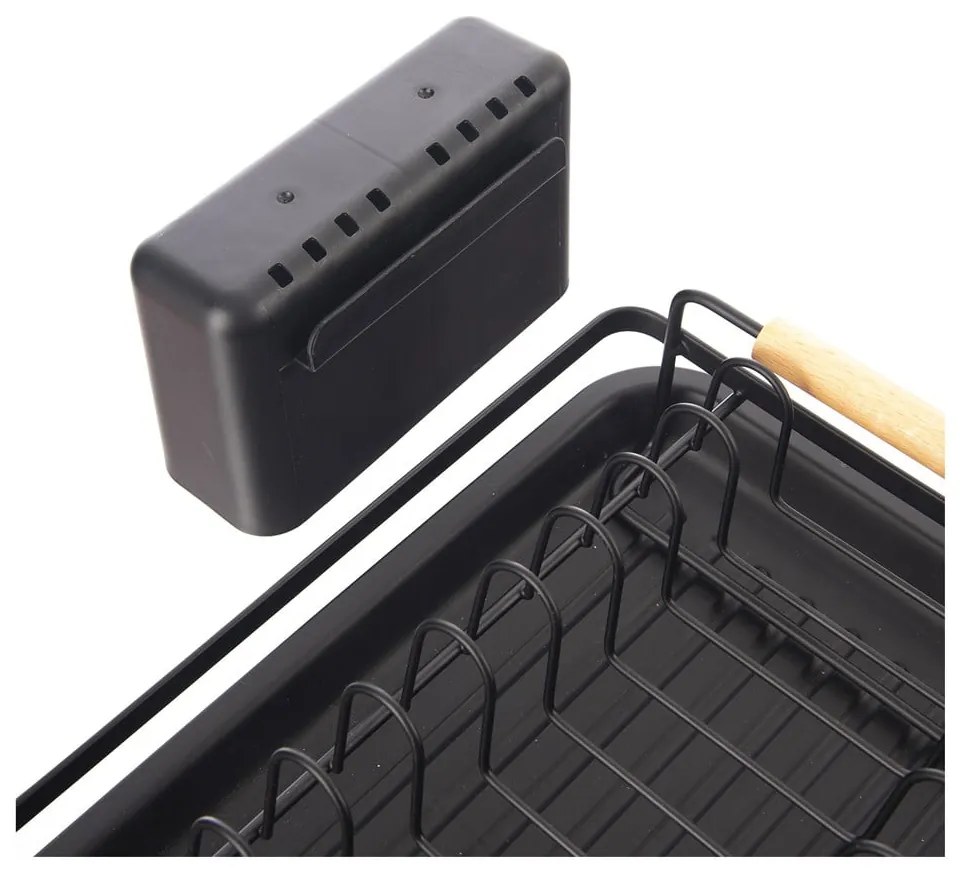 Scolapiatti nero in metallo 43x23,5 cm Radka – Orion