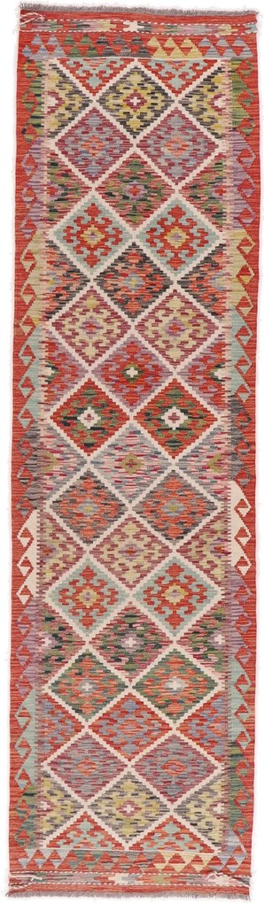 Kilim Tappeto 80 x 310 (Afghanistan) Tessuto A Mano