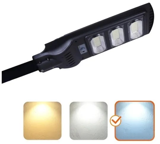 Lampada stradale solare LED con sensore URBI LED/8W/3,2V 6500K IP54 + +TC