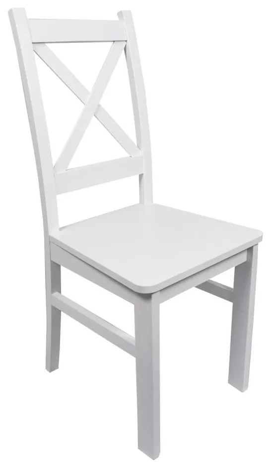 Sedia da pranzo NATE bianca