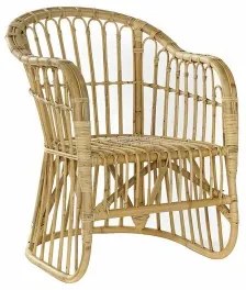 Poltrona DKD Home Decor Marrone Chiaro Rattan (62 x 72 x 83 cm)