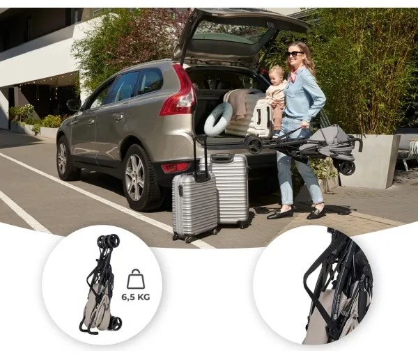 KINDERKRAFT - Passeggino TIK beige