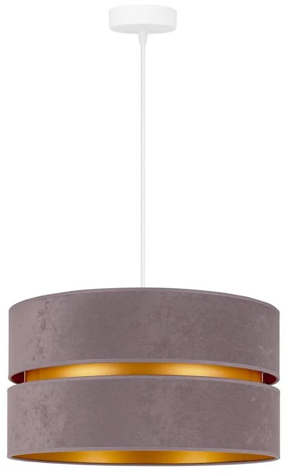 Duolla - Lampadario a sospensione con filo DUO 1xE27/15W/230V diametro 40 cm grigio