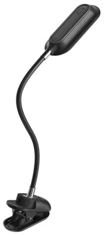 Immax 08998L - Lampada da tavolo dimmerabile LED+CCT con clip CLIP 7,5W/230V nera