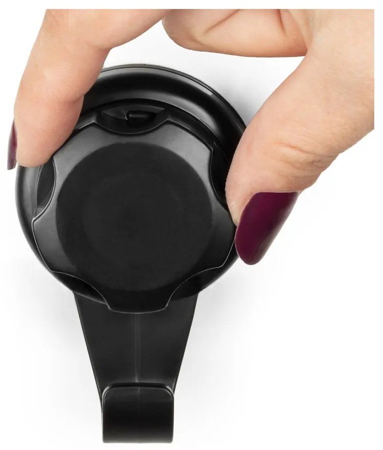 Set di ganci senza foratura neri in acciaio 2 pz Bestlock – Compactor