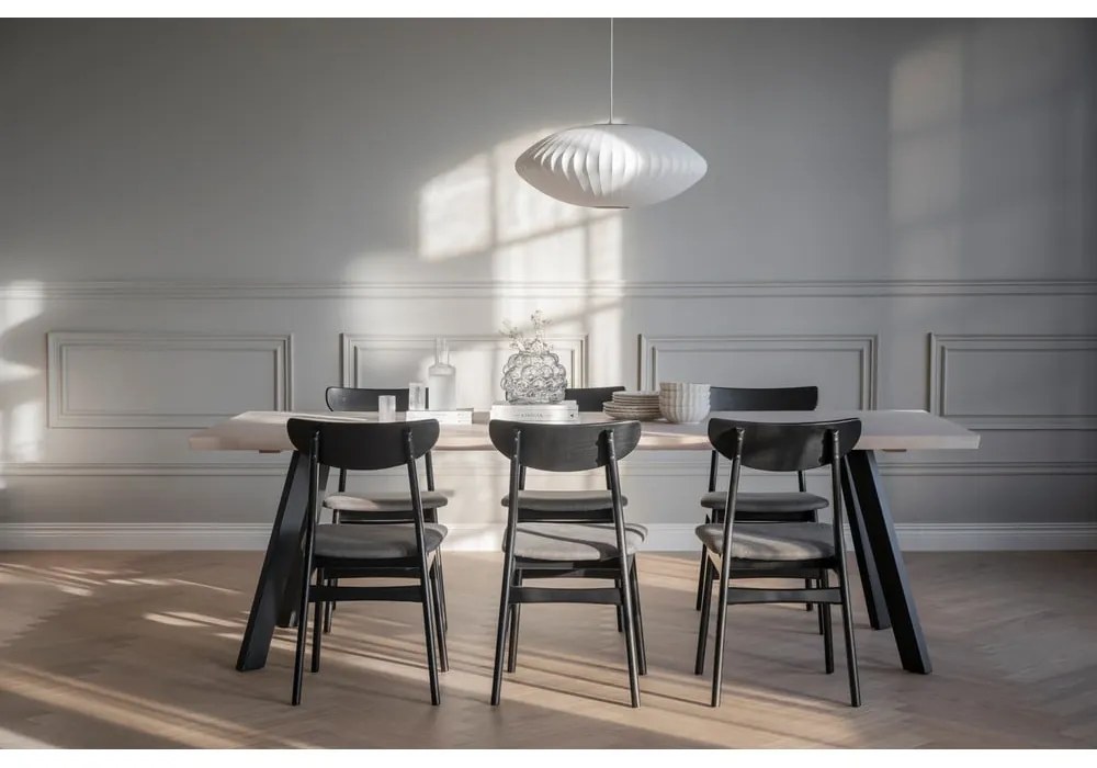 Sedie da pranzo nere in un set di 2 Rodham - Rowico