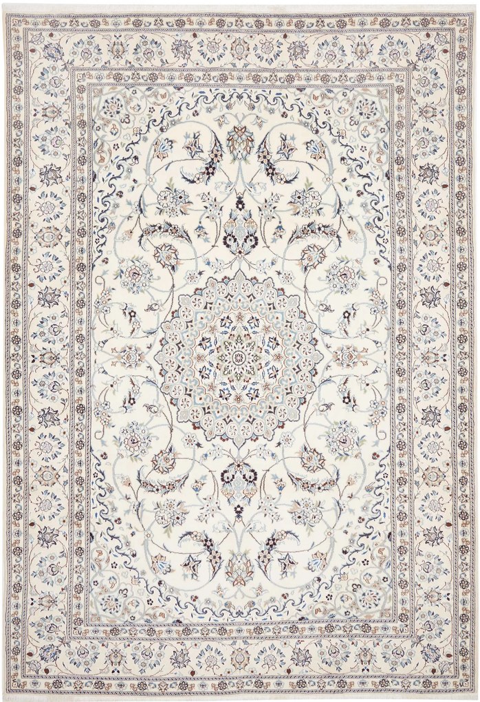 Nain Tappeto persiano 240 x 350 Beige (Iran) Annodato A Mano