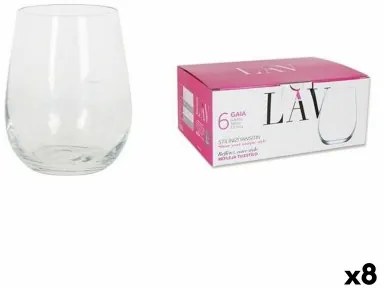 Set di Bicchieri LAV 77821 6 Pezzi (8 Unità) (360 ml)