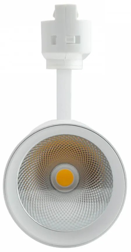 Faro LED 40W, Monofase, 38°/60°, 130LM/W, CRI92, no Flickering Colore  Bianco Caldo 2.700K