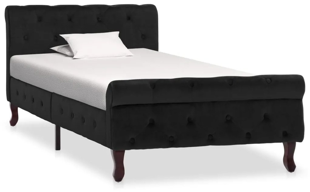 Giroletto Nero İn Velluto 90x200 Cm /
