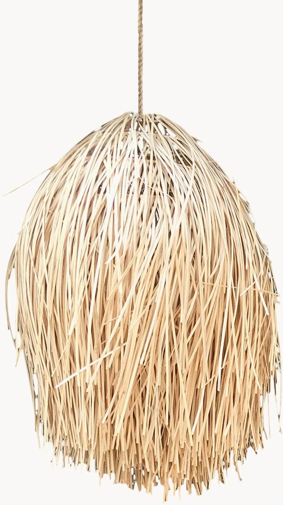 Lampada a sospensione in rattan tessuto a mano Shaggy