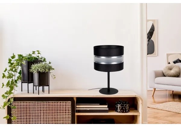 Lampada da tavolo CORAL 1xE27/60W/230V nero