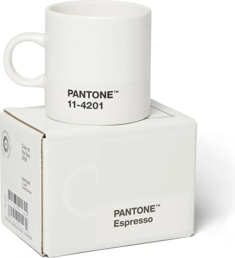 Tazza per espresso bianca in ceramica 120 ml Cloud Dancer – Pantone