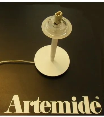 Artemide Castore 14 ricambio base da tavolo con stelo