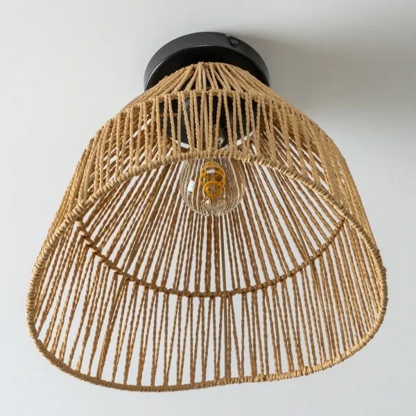 Brilagi - Plafoniera LED CERIA BOHO 1xE27/40W/230V Ø 30 cm marrone