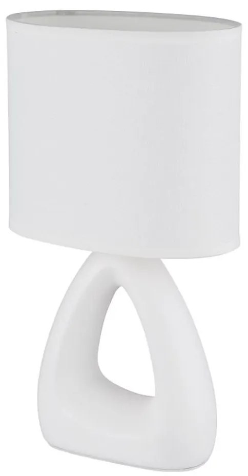 Globo 21731W - Lampada da tavolo  TRIANGLE 1xE14/40W/230V bianco