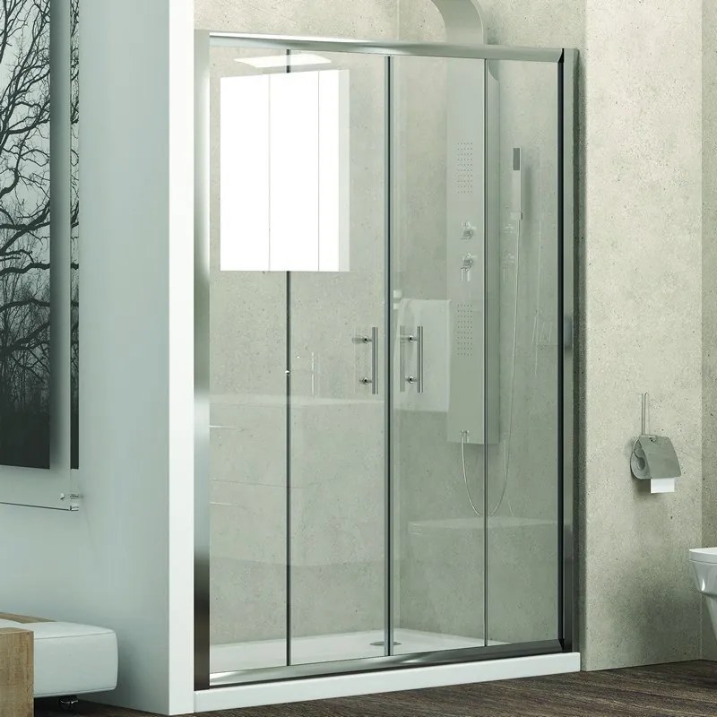 Doccia nicchia 150cm a doppio scorrevole KF6000 - KAMALU