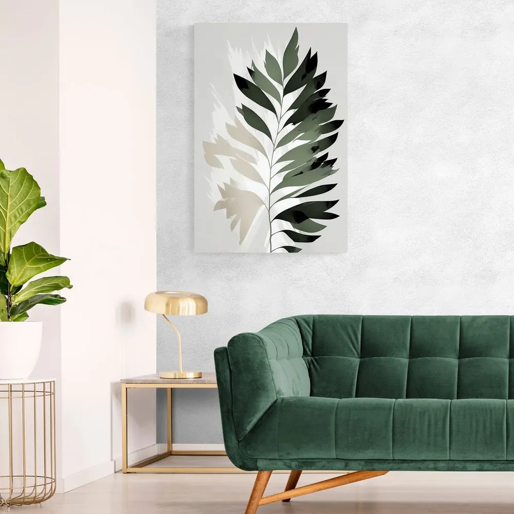 Quadro su tela – Felce minimalista