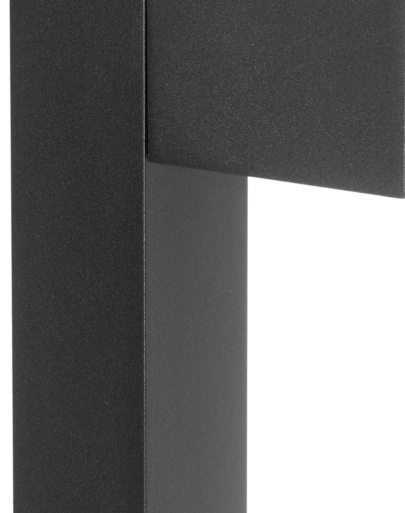 Lampada da esterno a stelo intelligente nera 65 cm IP44 con Wi-Fi GU10 - Baleno