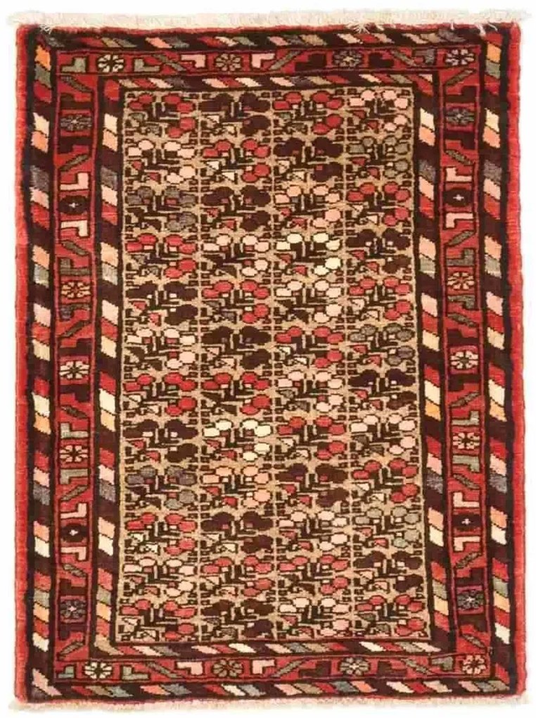 Malayer Tappeto 70 x 90 (Iran) Annodato A Mano