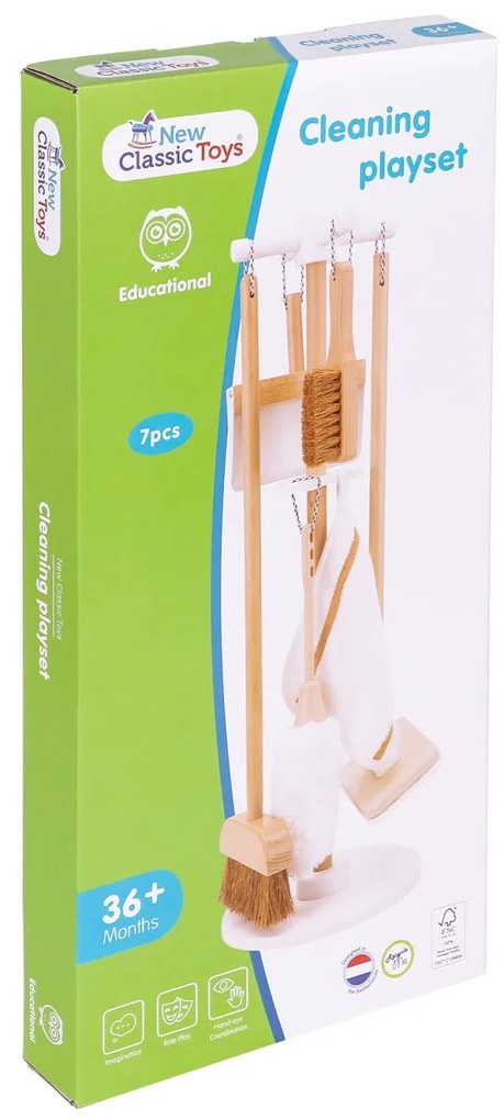 Set di pulizie in legno per bambini