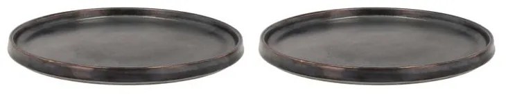Piatti da dessert neri in set da 2 pezzi ø 20,8 cm Fjord - Villa Collection
