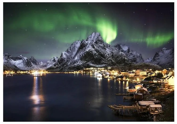 Fotomurale adesivo  Aurora borealis  Larghezza x Altezza Home decor 392x280