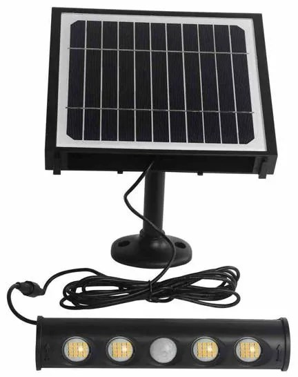 Lampada solare LED da parete con sensore movimento LED/8W/3,7V 4000 mAh 4000K IP