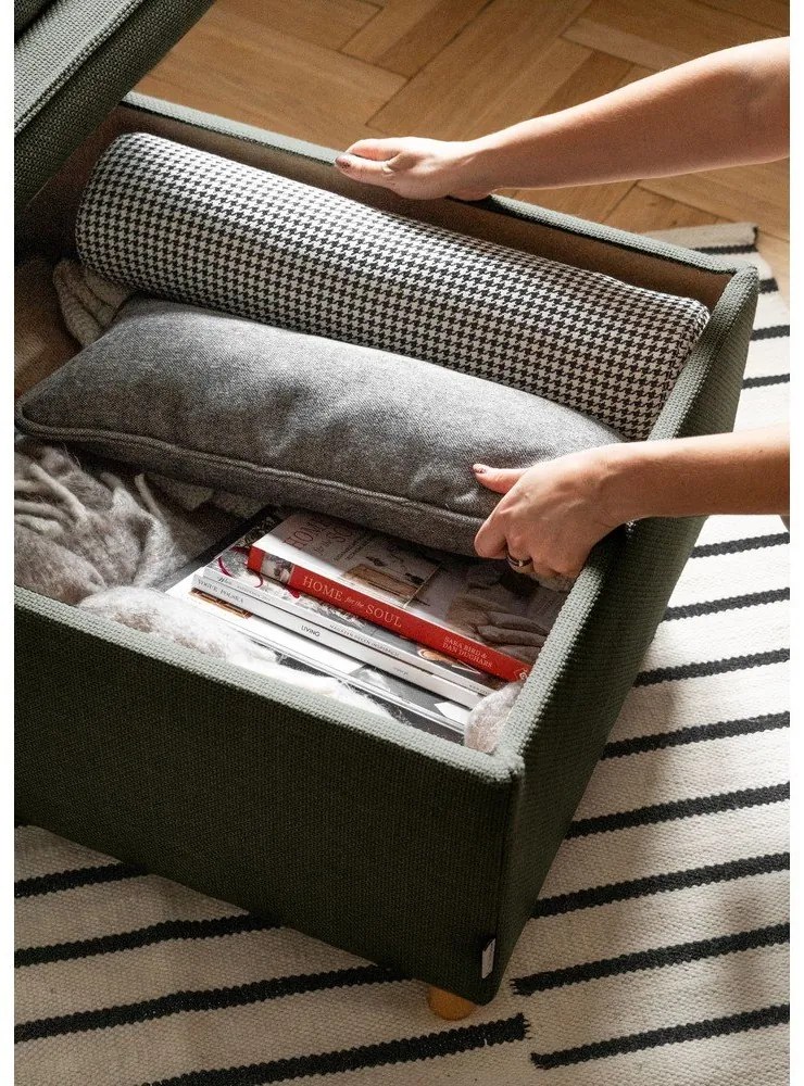 Poggiapiedi verde Simon - Miuform