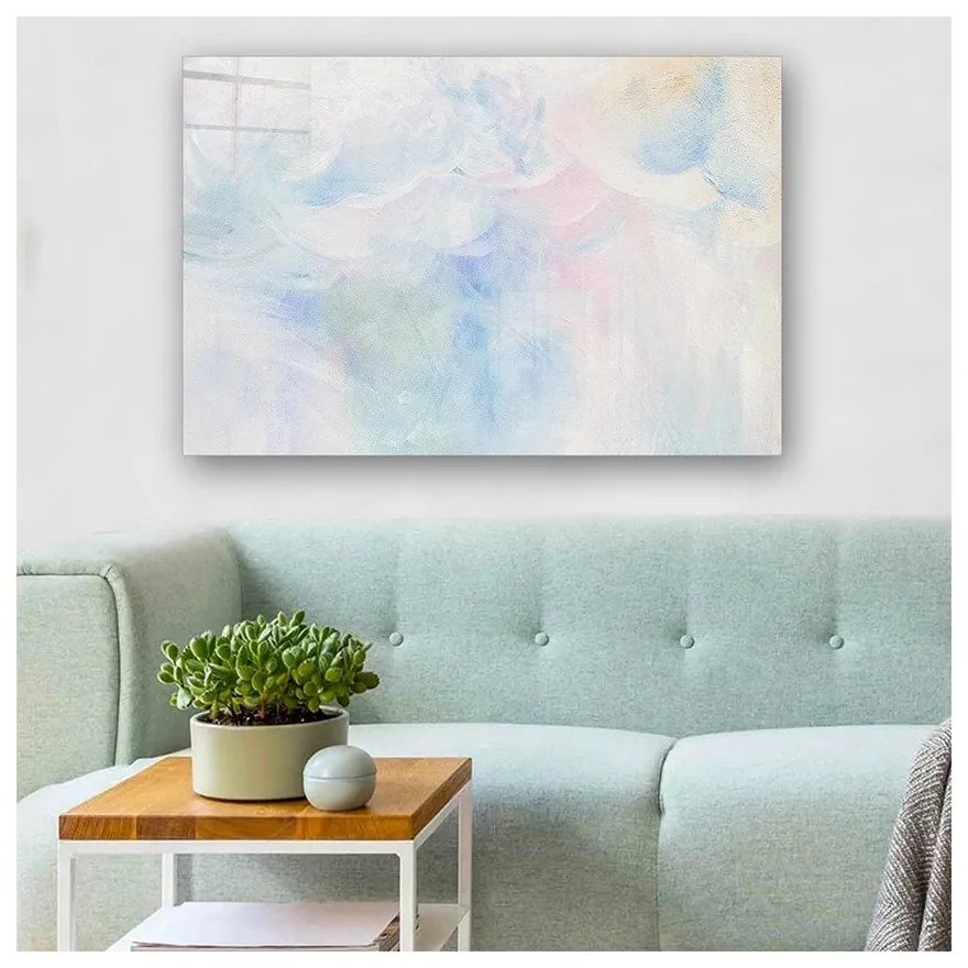 Pittura su vetro 100x70 cm Pastel - Wallity