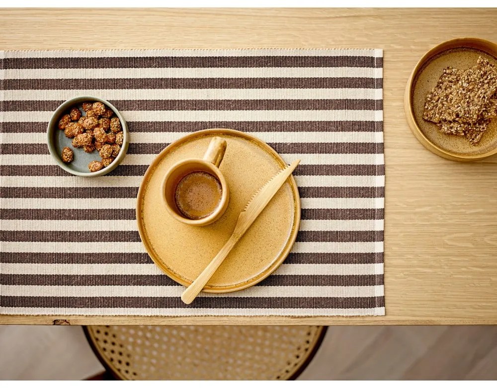 Tovagliette in set in misto iuta 2 pz 33x48 cm Statement Stripe – Södahl