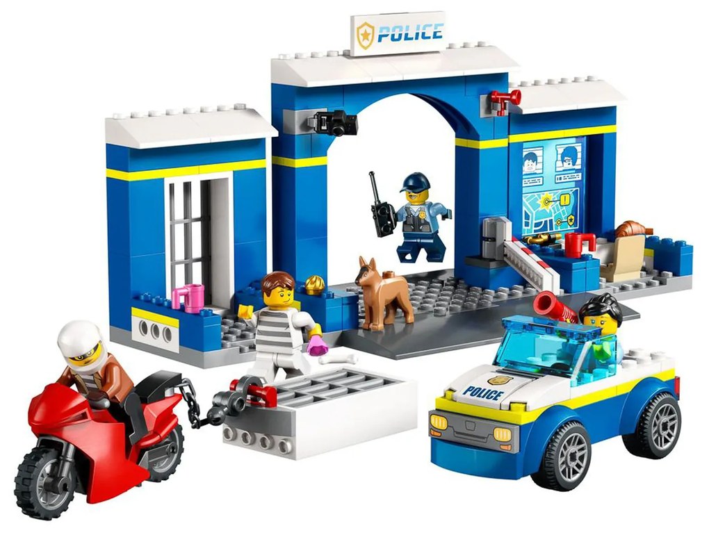 Inseguimento stazione di Polizia Lego