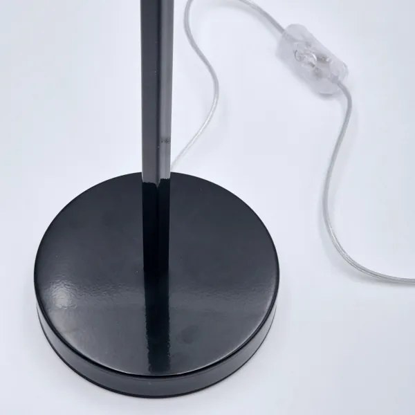 Lampada da tavolo ASTRID 1xE27/60W/230V nero lucido