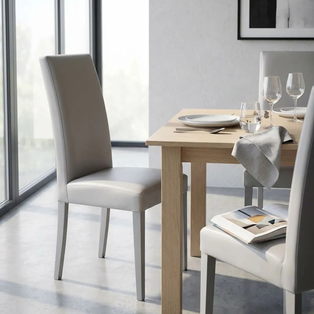 JASMIN - sedia moderna ecopelle