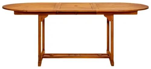 Tavolo da Giardino 200x100x75 cm in Legno di Acacia