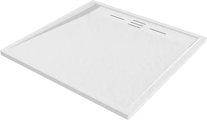 Mexen Amon piatto doccia quadrato SMC 80 x 80 cm, bianco - 4F108080